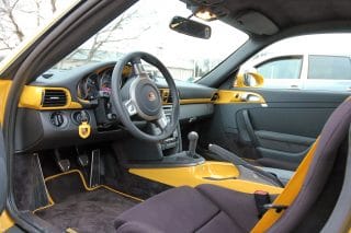 Image nettoyage intérieur de Porsche